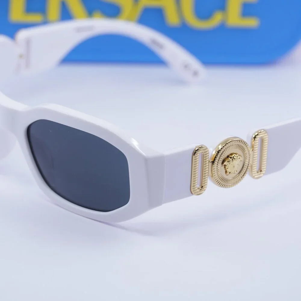 Versace Kids VK4429U 314/87 Geometric Sunglasses - White/Dark Grey